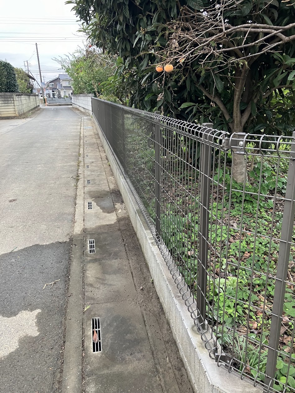 フェンス取り付け